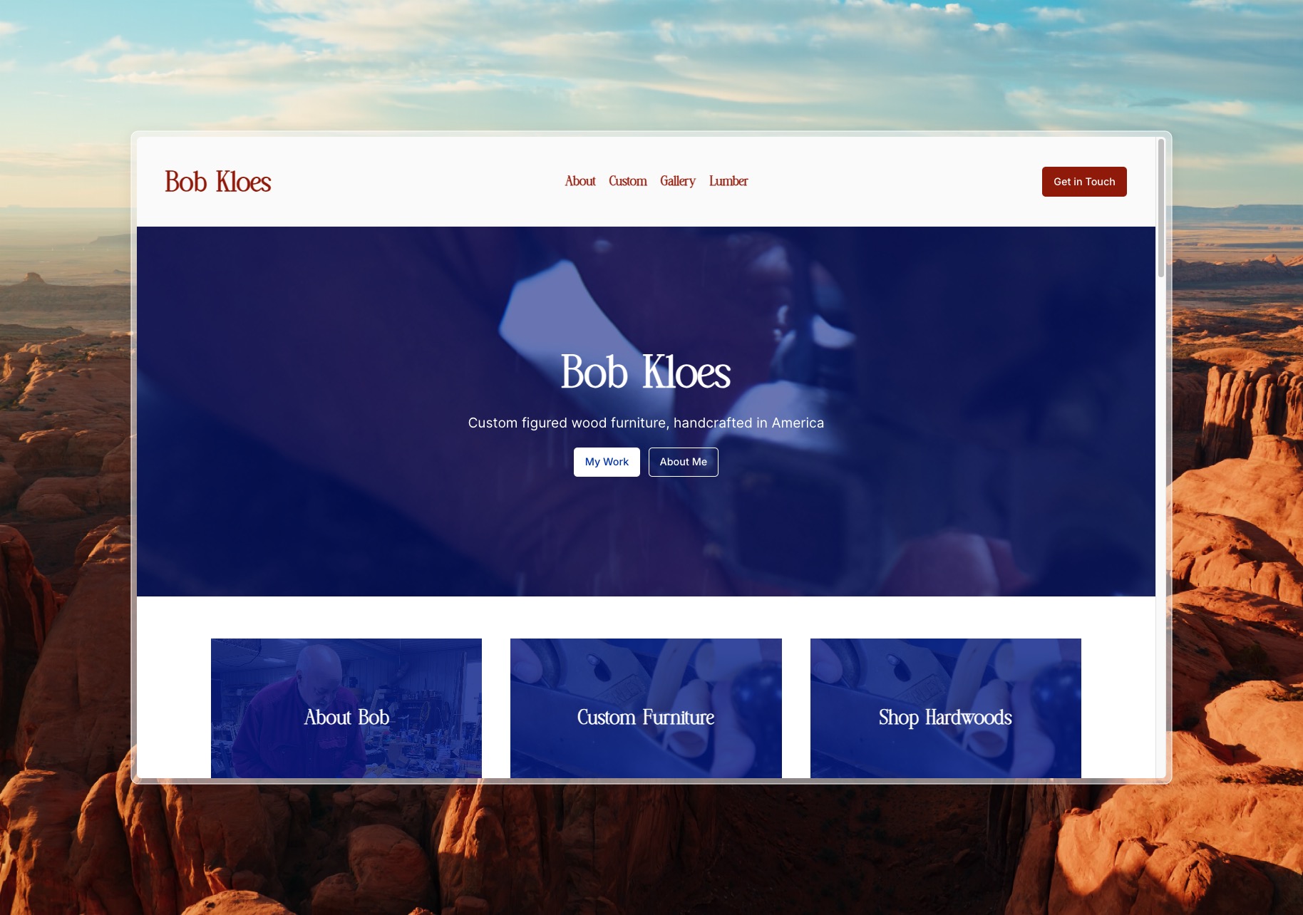 Bob Kloes website project