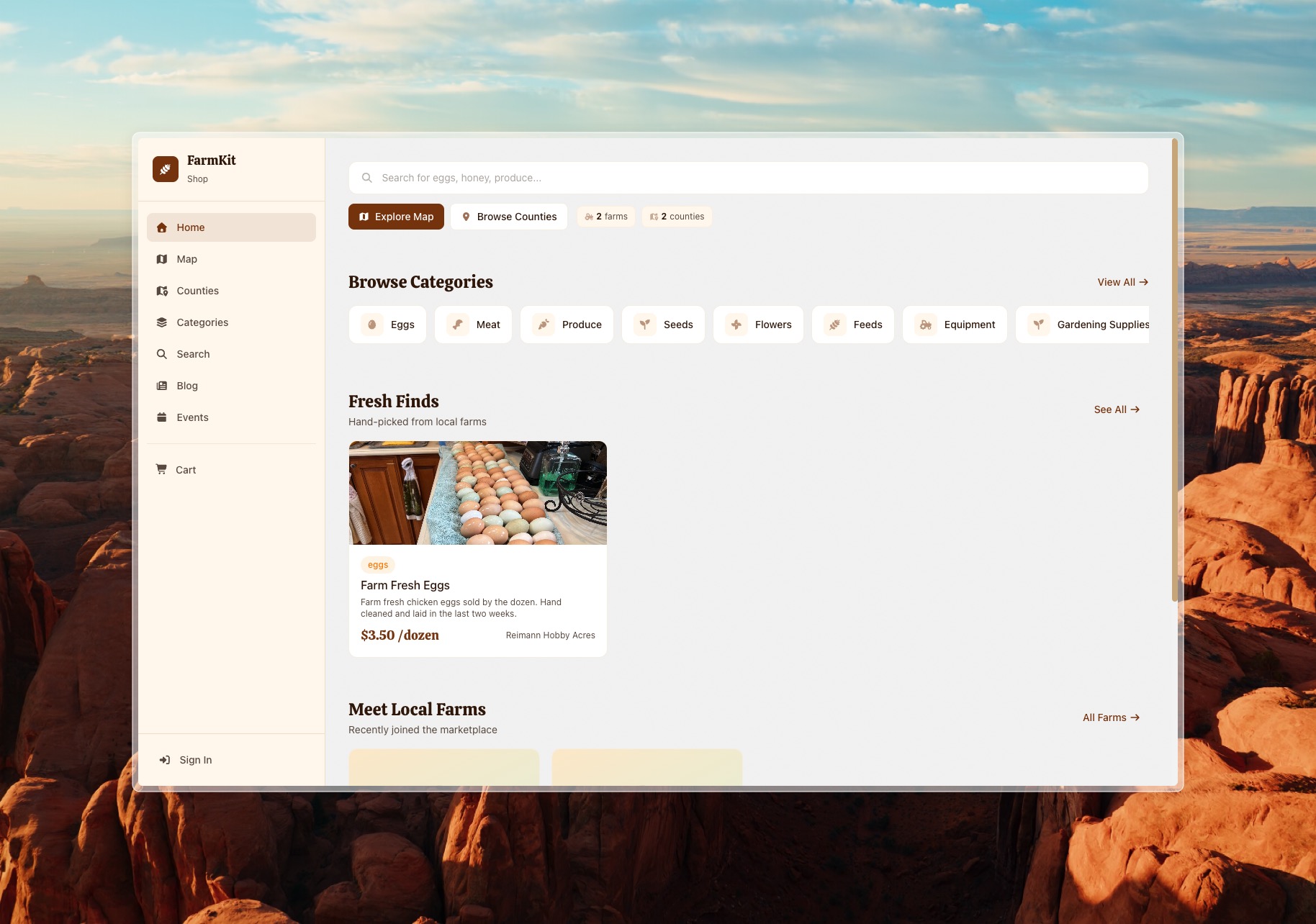 FarmKit website project